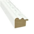 thumbnail image 6 of Kate and Laurel Framed Fabric Pinboard 38 x 26, White Scalloped Edge Printed Linen Decorative Bulletin Board for Use as a Vision Board or Wall Organization, Bethany White Frame, 6 of 8