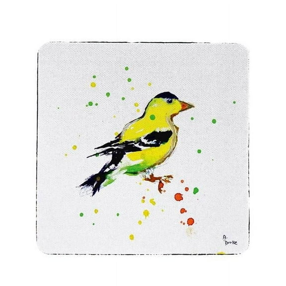 Betsy Drake CT634 Goldfinch Coaster - Set of 4