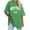 Green, variant on T Shirts for Women Summer Ladies Tops Oversized Tshirts Crew Neck Short Sleeve Basic Tee Army Green S