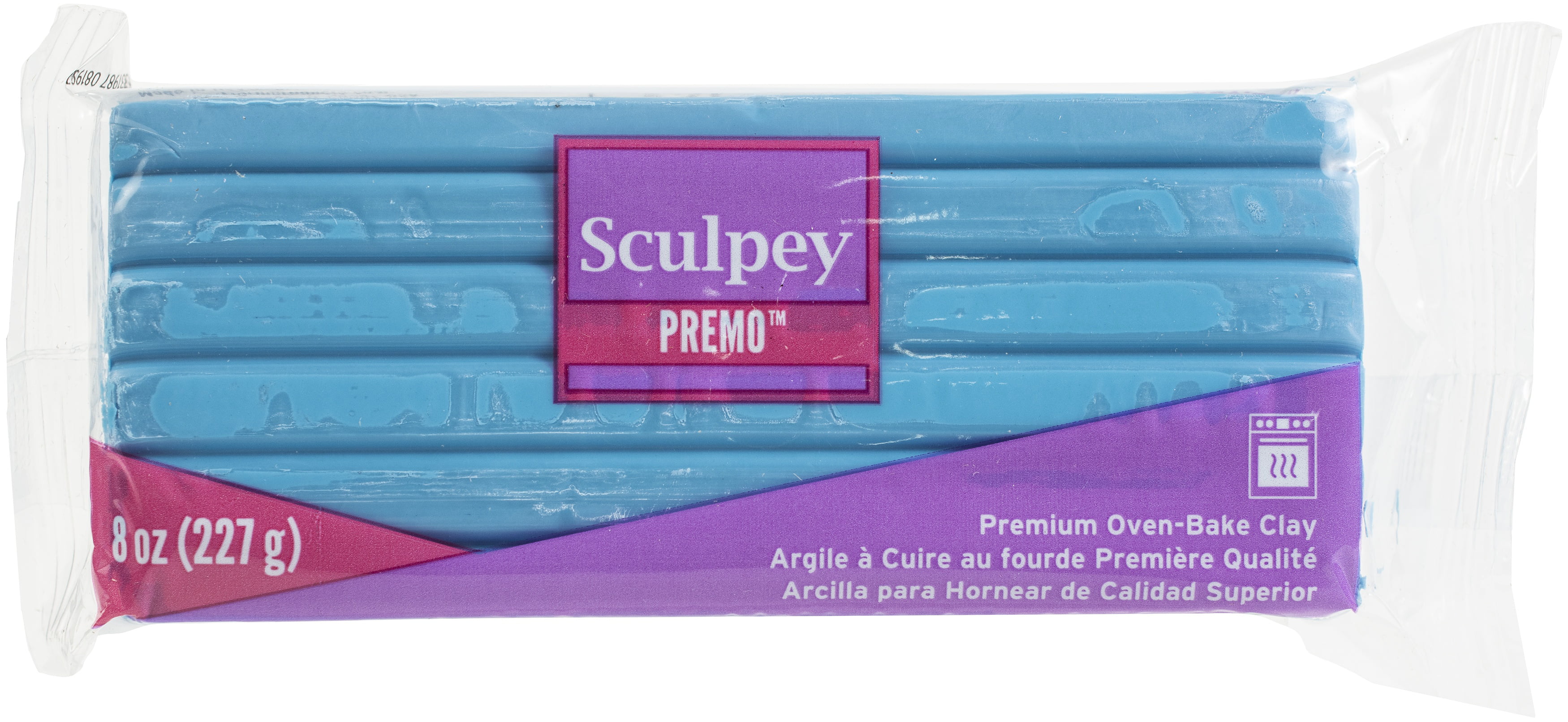 Premo Sculpey Polymer White Clay - Oven-Baked Clay 8 Ounce Pack of 3