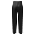 thumbnail image 7 of ANINEO Women Lightweight Satin Pants For All Seasons Soft Comfortable Sleepwear And Casual Wear With Elastic Waist Leisure Ladies Solid Color Summer Trousers, 7 of 7