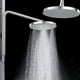 thumbnail image 2 of Cabezal de ducha de lluvia de acero inoxidable | Spray superior grande de 15 cm | Potente caudal de agua a alta presión | Boquillas de silicona autolimpiantes 160 | Ajustable para baño | Se adapta a, 2 of 9