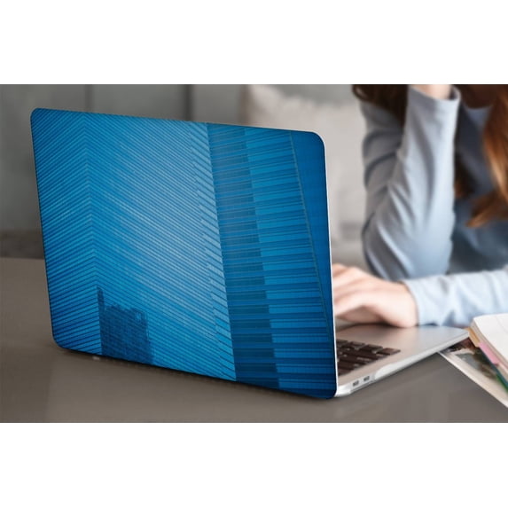 KSK KAISHEK Hard Case Only Compatible Old Version MacBook Air 13 inchs 2010-2017 A1369 & A1466 + Black Keyboard Cover, Blue series A 0632