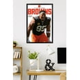 thumbnail image 2 of NFL Cleveland Browns - Myles Garrett Feature Series 25 Wall Poster, 22.375" x 34" Framed, 2 of 5