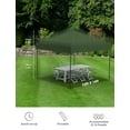 thumbnail image 7 of TROPOW 10x10 Pop Up Canopy - Outdoor Canopy Tent with Portable Roller Bag - One Button Push Setup, 3 Adjustable Height, 4 Weight Bags, 8 Stakes & 4 Guy Ropes Included,Green, 7 of 7