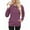 Mauve, variant on TARAINYA Women's Long-Sleeve Oversized Sweatshirt Casual Crewneck Solid-Color Pullover with Pocket Design