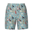 thumbnail image 4 of Lsque Mens Swim Trunks Animal Dog Pattern - Bathing Suit Compression Liner - Beach Swim Shorts Swimwear - (S-3XL) - Stretch Quick Dry -3X-Large, 4 of 9