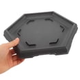 thumbnail image 5 of LULULION 2Pcs Black Plastic Plant Pot Trays Hexagonal Shape Drip Tray for Indoor Plants, 5 of 5