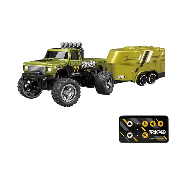 Vogacara Fácil de controlar Rc Drift Car Shell de aleación Anti-impacto y Anti-caída coche de Control remoto juguetes para niños Juguetes y Juegos verde