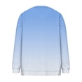 thumbnail image 4 of DDAPJ pyju Christmas Cardigan for Women Long Sleeve Open Front Button Sweater Funny Ugly Santa Printed Knit Outwear Coat Light Blue XXXL, 4 of 6