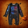 thumbnail image 4 of QTSHPN Family Matching Halloween Pajamas Set Long Sleeve Top and Pants Cozy Home Loungewear Comfortable Pajamas, 4 of 5
