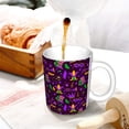thumbnail image 3 of Yiaed Mardi Gra2 Print Ceramics Coffee,Large Handle Design,Extra Large Tea and Coffee Cup for Office and Home Mugs, 3 of 6
