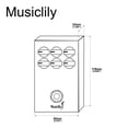 thumbnail image 5 of Pedal de Efecto Distortion Musiclily Pro Alimentado DC 9V True Bypass para Guitarra Eléctrica, 5 of 5