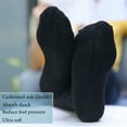 thumbnail image 2 of MD FootThera 4 Pack Extra Wide Non-Binding Diabetic and Circulatory Bamboo Over The Knee Socks with Cushioned Sole, 2 of 6