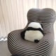 thumbnail image 3 of Cojín largo de panda para sofá, decoración navideña, regalo para cama, dormitorio, suelo y coche. Cojín de respaldo, 3 of 8