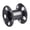 Black, variant on Aluminum Diving Lightweight Underwater Finger Spool Reel for Diving Snorkeling Underwater Spearfishing Accessories