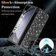 thumbnail image 4 of Dteck for Samsung Galaxy Z Fold 6 Case, Z Fold6 Glitter Case for Women Girls, Slim Ultra Thin Matte Sparkle Shiny Hard PC Shockproof Protective Cover for Samsung Galaxy Z Fold6,Black, 4 of 7