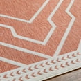 thumbnail image 6 of Hauteloom Anja Living Room, Bedroom Patio Outdoor Area Rug - Orange, Ivory - 7'10" x 10', 6 of 9