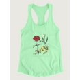 thumbnail image 3 of Spring Delight Racerback Tank Women -Sydenham Edwards Designs, Female Medium, 3 of 4