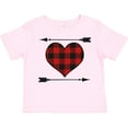 thumbnail image 3 of Inktastic Buffalo Plaid Valentines Day Heart Boys or Girls Toddler T-Shirt, 3 of 5