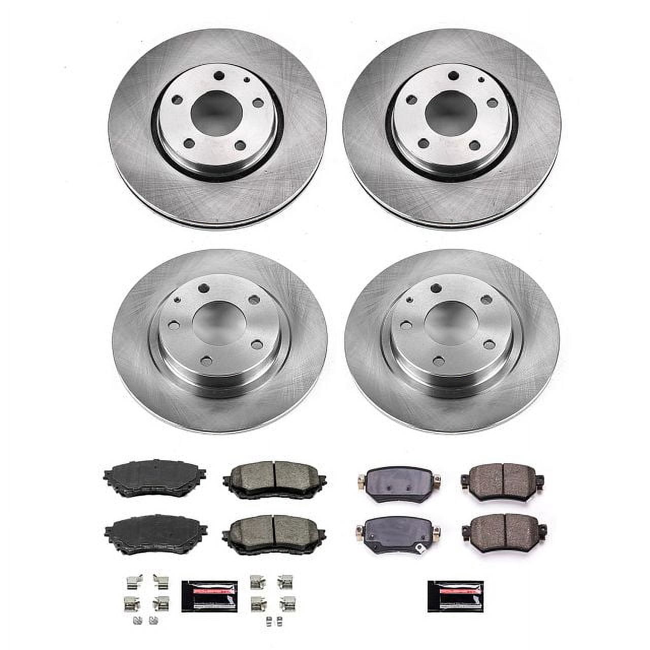 PowerStop Front and Rear Stock Replacement Brake Pad and Rotor Kit Fits: MAZDA Select Models KOE8917