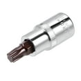 thumbnail image 1 of Uxcell 2.17'' Longitud 1/2-Pulgada Conducción Torx Brocas Sockets Acero S2 Tono Plateado 1pcs T50 x 1/2", 1 of 4