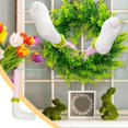 thumbnail image 1 of HUGFEGWE Easter Bunny Stuffed Legs Picks 16inch Colorful Polka Dots Rabbit Kicking Tree Legs with Lace Socks Thief Bunny Leg Wreath Attachment for Holiday Floral Arrangement Planters (Pink) CJ-121181, 1 of 6