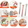 thumbnail image 2 of letairis 3x Durable Craft Pen Safe Ingredients Smooth Writing 10 Colors Students Ballpoint Pen Transparent, 2 of 6
