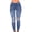 Blue, variant on Jeans For Women,Womens Jeans,Women's Solid Color Ripped Trousers Casual Pants With Pockets,Ankle Jeans For Women,Women's Boyfriend Jeans Stretchy Ripped Distressed Denim Pants(Blue XL)