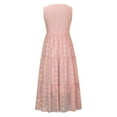 thumbnail image 4 of Womens Summer Dresses Flowy Prom Party Beach Lace Patchwork Vest Long Maxi Dress Homecoming Dresses, 4 of 7