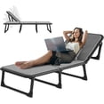 thumbnail image 4 of Slsy 6-Fold Folding Bed with Pillow, Cot Size Foldable Guest Beds, Hideaway Cot for Adults, Portable Fold up Bed with 6 Adjustable Positions for Home, Office, 4 of 14