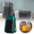 thumbnail image 1 of Calentador eléctrico de ambiente, ventilador de cerámica de escritorio para el hogar, pequeño calentador de suspensión vertical de escritorio, 500 W de potencia, calentador rápido de cerámica para, 1 of 8