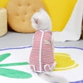 thumbnail image 4 of Traje de recuperación de cirugía para gatos, alternativa de cuello electrónico de cono de gato después de la cirugía, camisa de recuperación para mascotas (rojo), 4 of 7