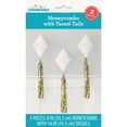 thumbnail image 3 of White Honeycomb Diamonds with Tassel Tails, 3 Pieces, by Way To Celebrate, 3 of 4