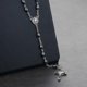 thumbnail image 2 of Rosary Beads Necklaces Saint Benedict Medal Link Chain Cross Jesus Pendant Necklace for Women Religious Jewelry kolye NC169, 2 of 4