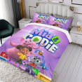 thumbnail image 3 of Mia y Codie Conjunto de sábanas temático, trío de piezas, cómodo y amigable con la piel, diseño único, regalo de decoración para el hogar para familiares, amigos y fans,140cm *210cm, 3 of 6