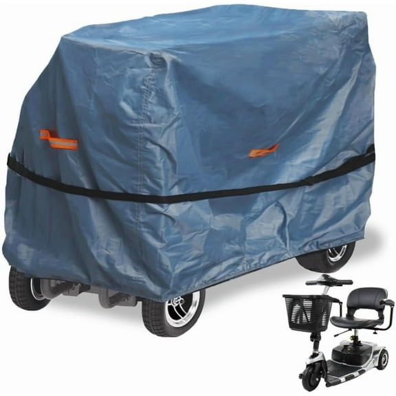 Scooter Cover Waterproof Outdoor - Heavy Duty Electric Scooter Rain Cover, All-weather Outdoor Protection Mobility Scooter Cover for Storage, 57x27x39"