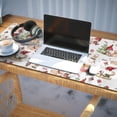 thumbnail image 3 of Long Mouse Pads for Desk,Multicolor Christmas Pattern Desk Mats on Top Of Desks, Desk Mouse Pad Extra Large with 3mm Non-Slip Base and Stitched Edge for Gaming,Office,Work,Home 35.4x15.7in, 3 of 5