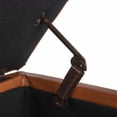 thumbnail image 5 of SAFAVIEH Jonathan Modern Glam Single Upholstered Flip Top Ottoman, Saddle, 5 of 12