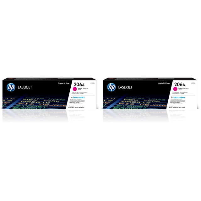 Cartucho de tóner HP 206A Magenta W2113A (paquete de 2)