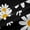 White Black, variant on jejeloiu Cartoon Flower Black Out Curtains,Kawaii Floral Curtains Pack of 2 (42x63 Each),White Bow Tie Bedroom Curtains For Teens,Super Cozy Room Decor