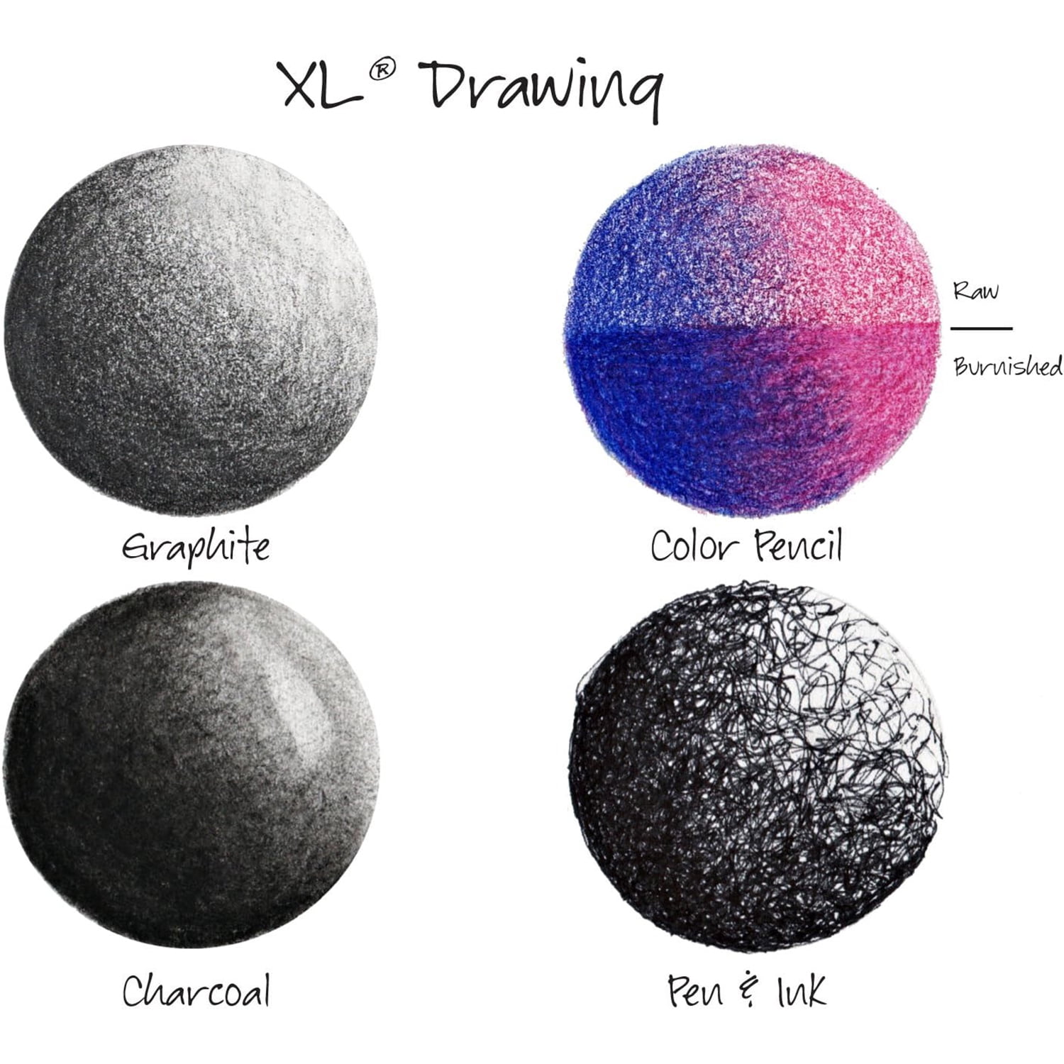 Canson XL Drawing Pad, 18 in x 24 in, 30 Sheets/Pad