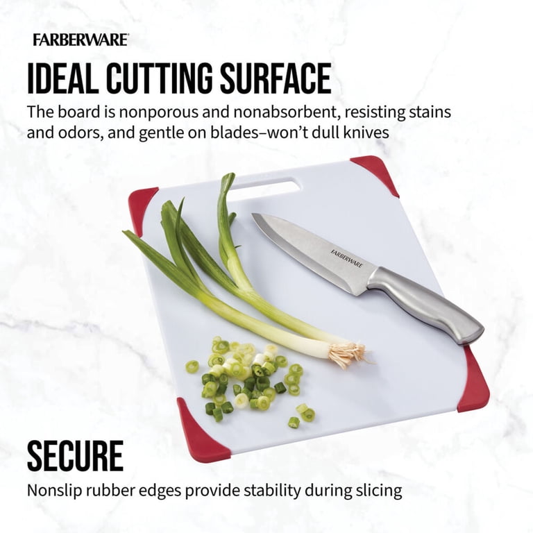 Farberware 11 x 14 Inch Nonslip Poly Cutting Board photo 3