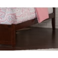 thumbnail image 2 of AFI Orlando TwinXL Solid Wood Bed and Footboard with TwinXL Trundle in Walnut, 2 of 7