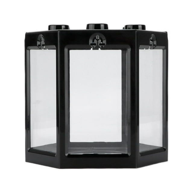 Loewten Mini Aquarium, Petit Aquarium en Forme Hexagonale pour Décoration de Bureau