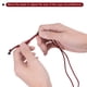 thumbnail image 2 of Cuerdas de Nylon Cordón Vacío Collar Soporte Cuerdas Esmeralda Ajustable Trenzado Bricolaje Artesanías Mano Hecho Oscuro Rojo Unique Bargains, 2 of 6