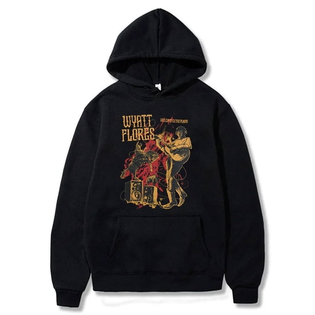 Wyatt Flores Bienvenido a las llanuras sudaderas con capucha Cosplay mujeres hombres moda sudaderas de manga larga,Black,XL