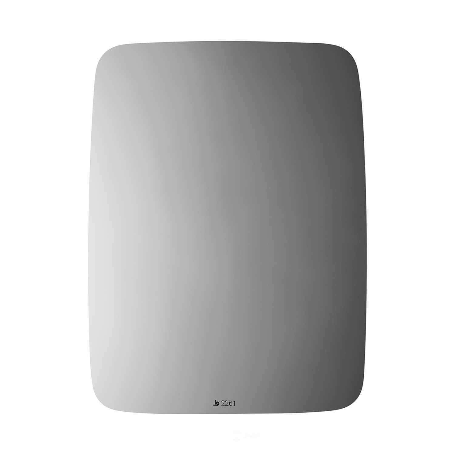 Burco Side View Mirror Replacement Glass - Clear Glass - 2261