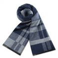 thumbnail image 6 of Audhol Scarf for Men Men's Winter Warm Thick Classic Modern Imitation Scarf 180 X 30 Cm Mens Scarf Winter Blue One Size, 6 of 10