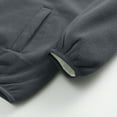 thumbnail image 4 of YueHuiYing Mens Solid Color Fall Shirt Long Sleeve Zip Casual with Pocket Fashion Sweatshirts, 4 of 8